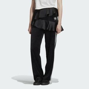 adidas Originals Black Ruffle Track Pants